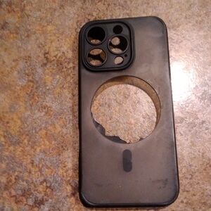 Black Phone Case with Camera Protector